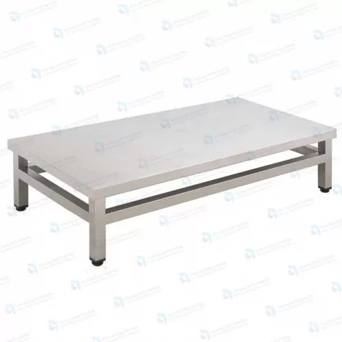Подтоварник ПТ 900x500x300, каркас нержавеющая труба, столешница AISI430