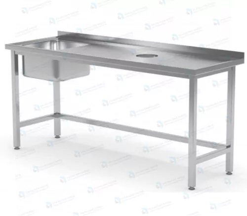 Стол предмоечный для сбора отходов СПСО 1400x700x860 "Профи"